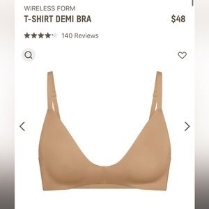 SKIMS T-SHIRT DEMI BRA